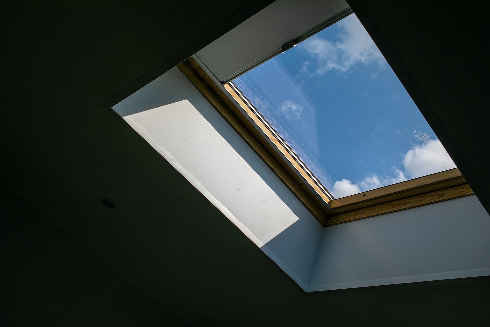 attic view from the window